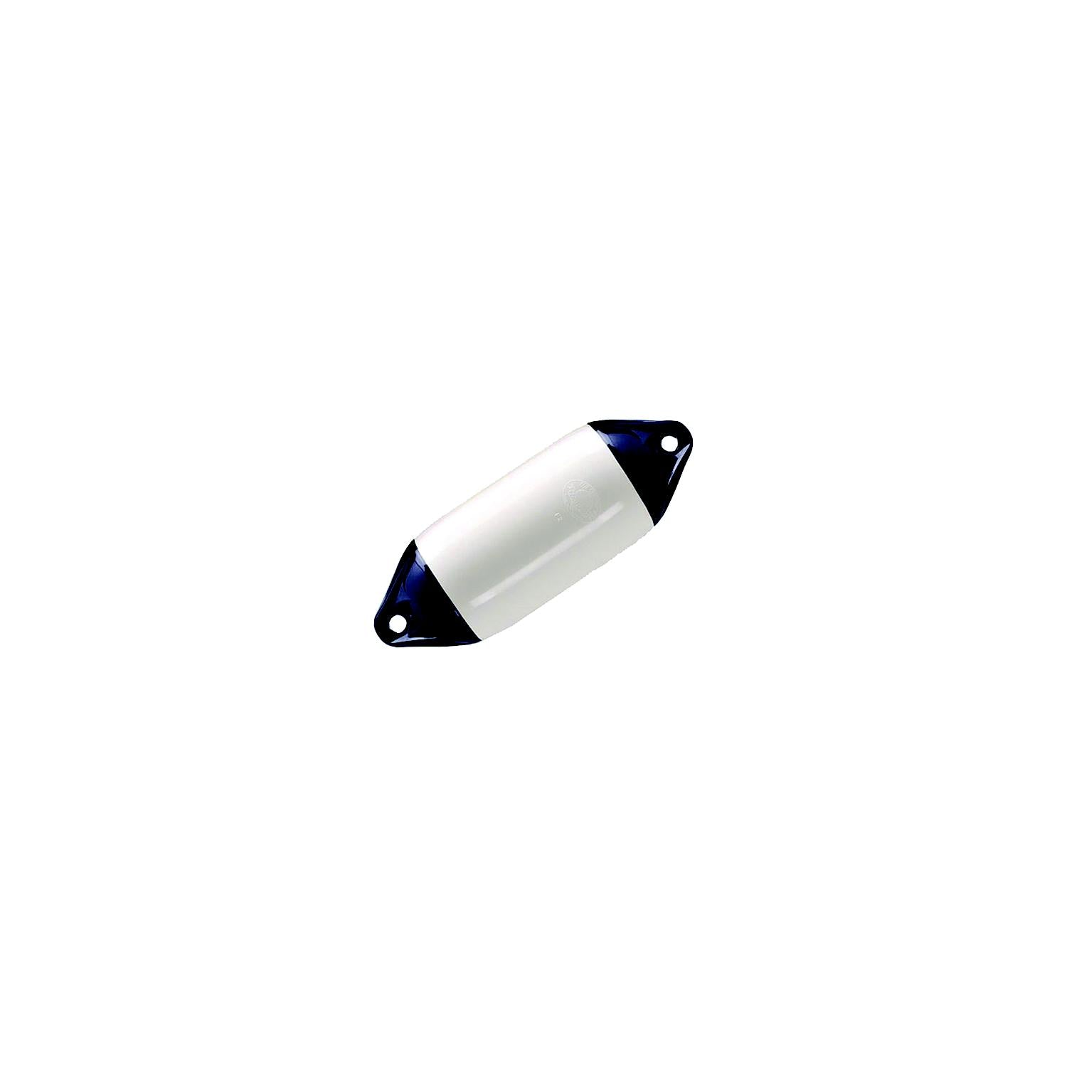 Polyform Norway Polyform F01WH F-Series Heavy Duty Fenders, White/Blue, 5" x 22", 25/case 916-F01WH