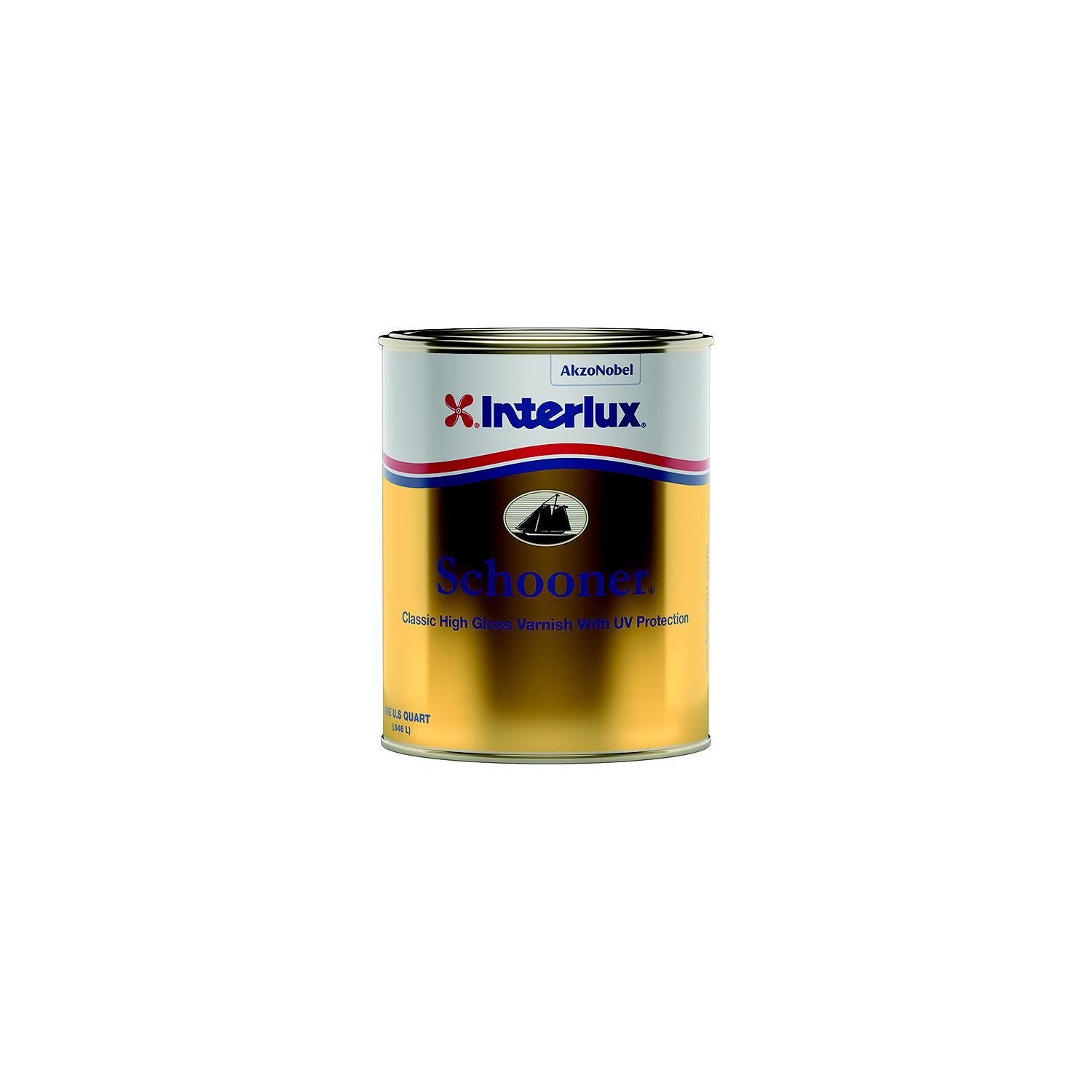 Interlux 96QTCA Schooner Varnish-Quart, 6/case 94-96QTCA