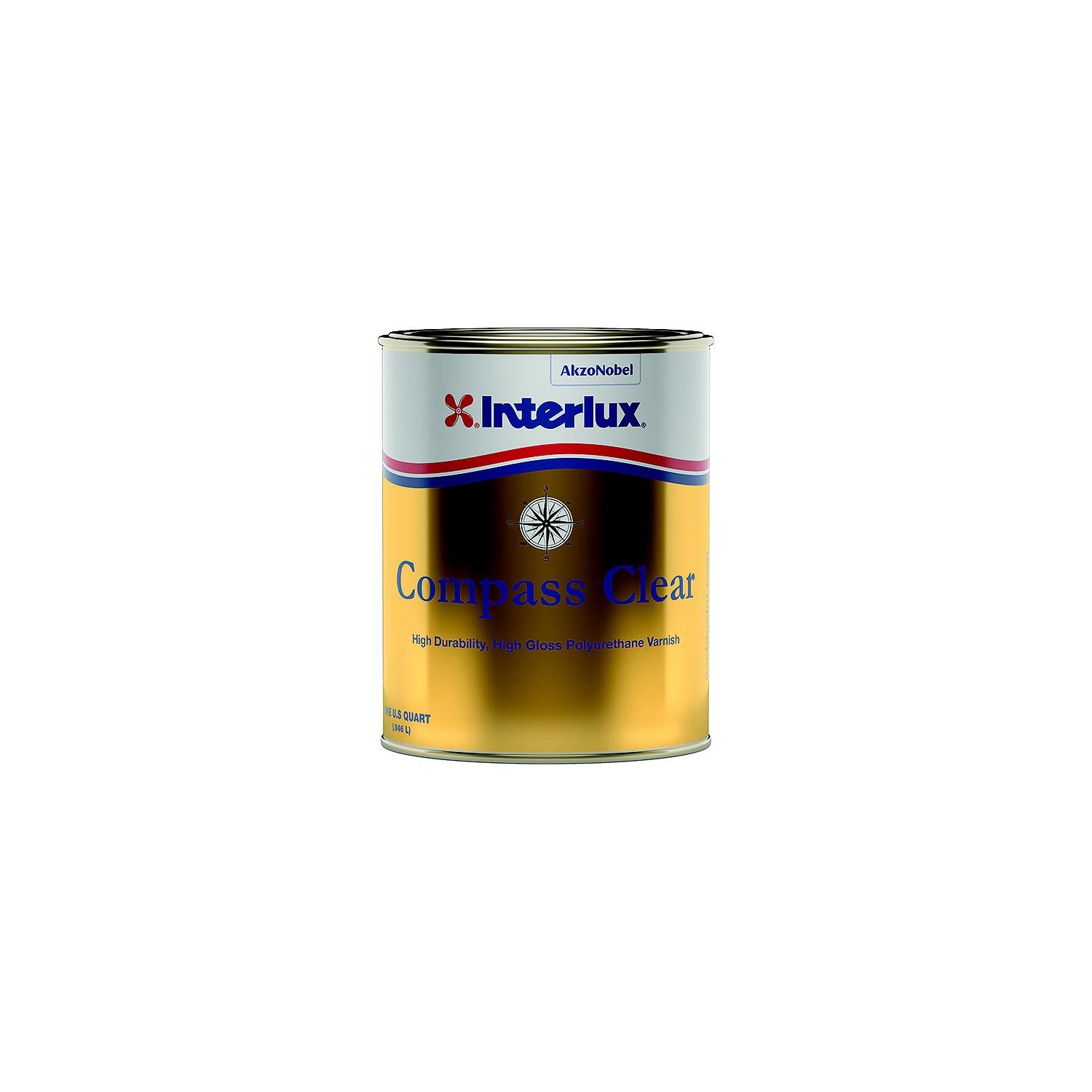 Interlux YVA502QTCA Compass Clear Varnish, Qt., 6/case 94-YVA502QTCA