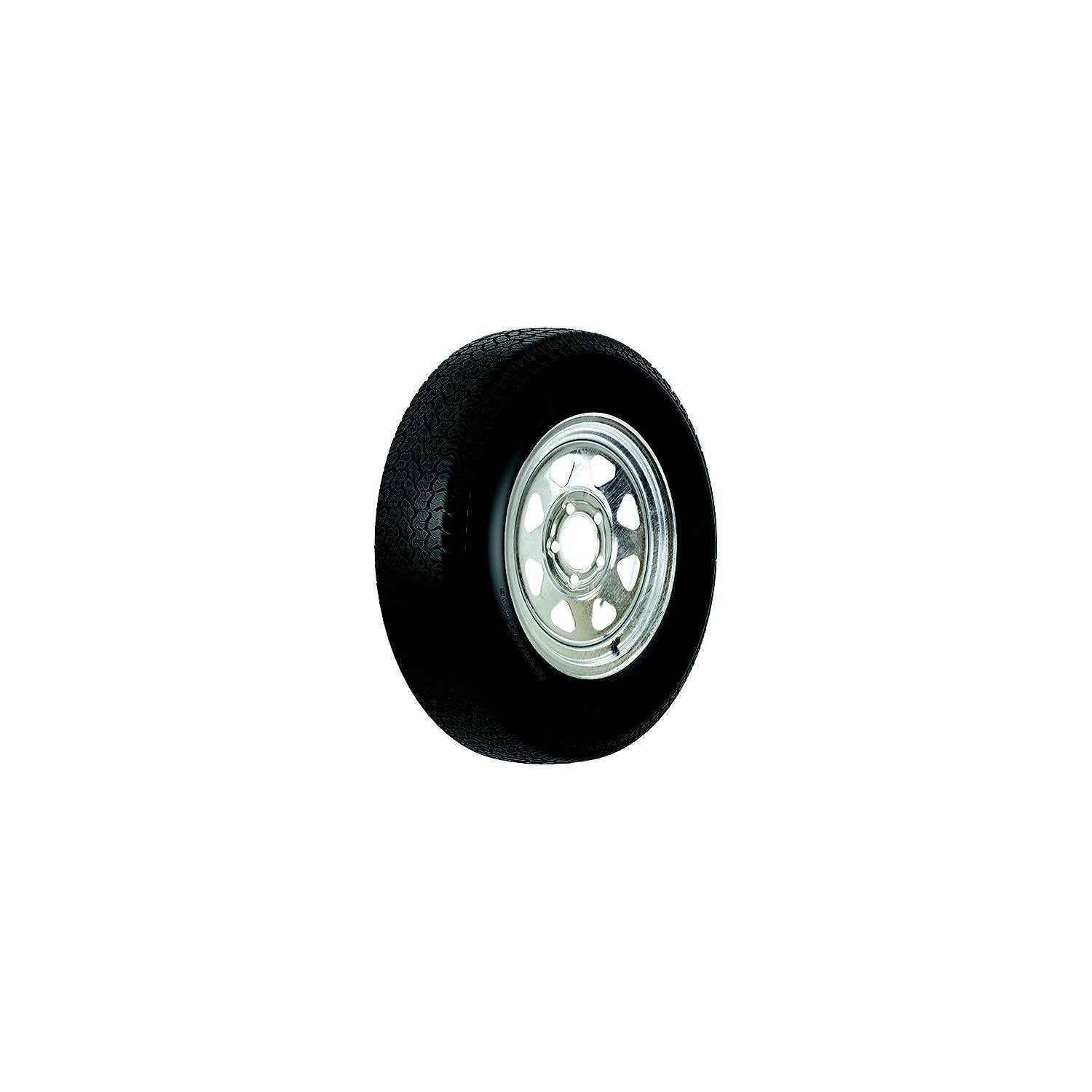 Loadstar Bias Tire and Wheel (Rim) Assembly ST225/75D-15 With Galvanized Spoke Wheel 966-3S830