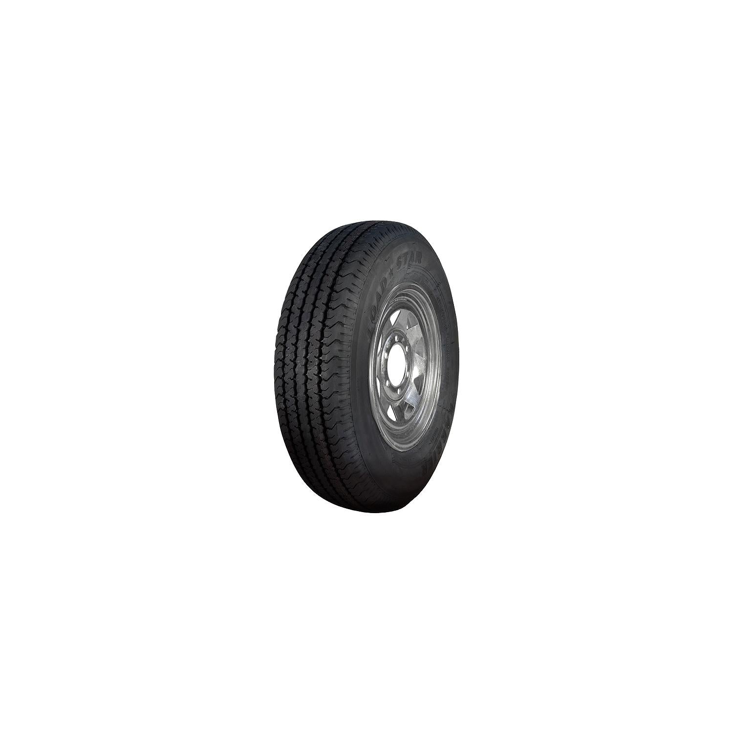 Loadstar Tires Loadstar ST Radial Tire and Wheel (Rim) Assembly ST225/75R-15 6 Hole D Ply 966-32666