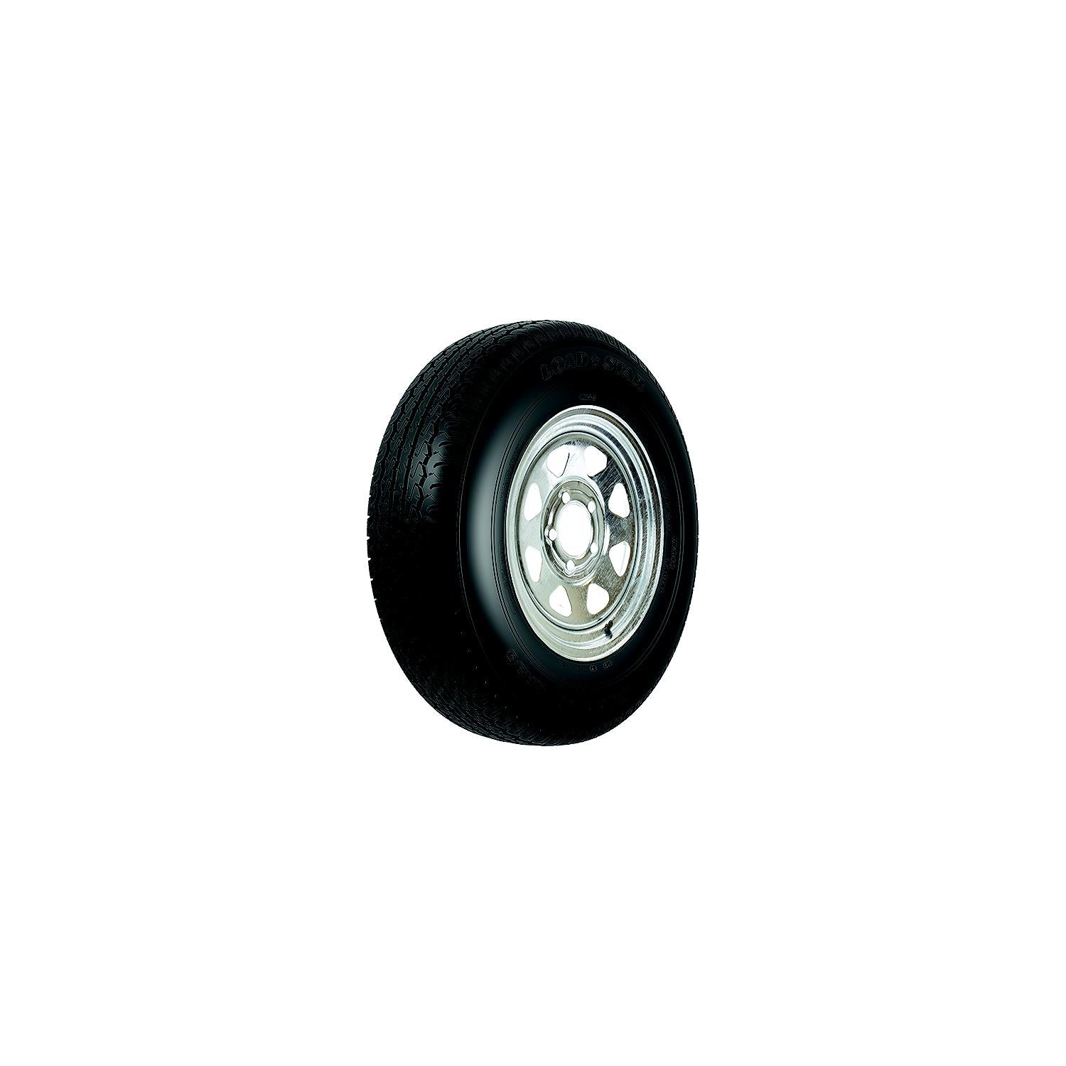 Loadstar Tires Loadstar Radial Tire and Wheel (Rim) Assembly ST215/75R-14 5 Hole C Ply 966-32201