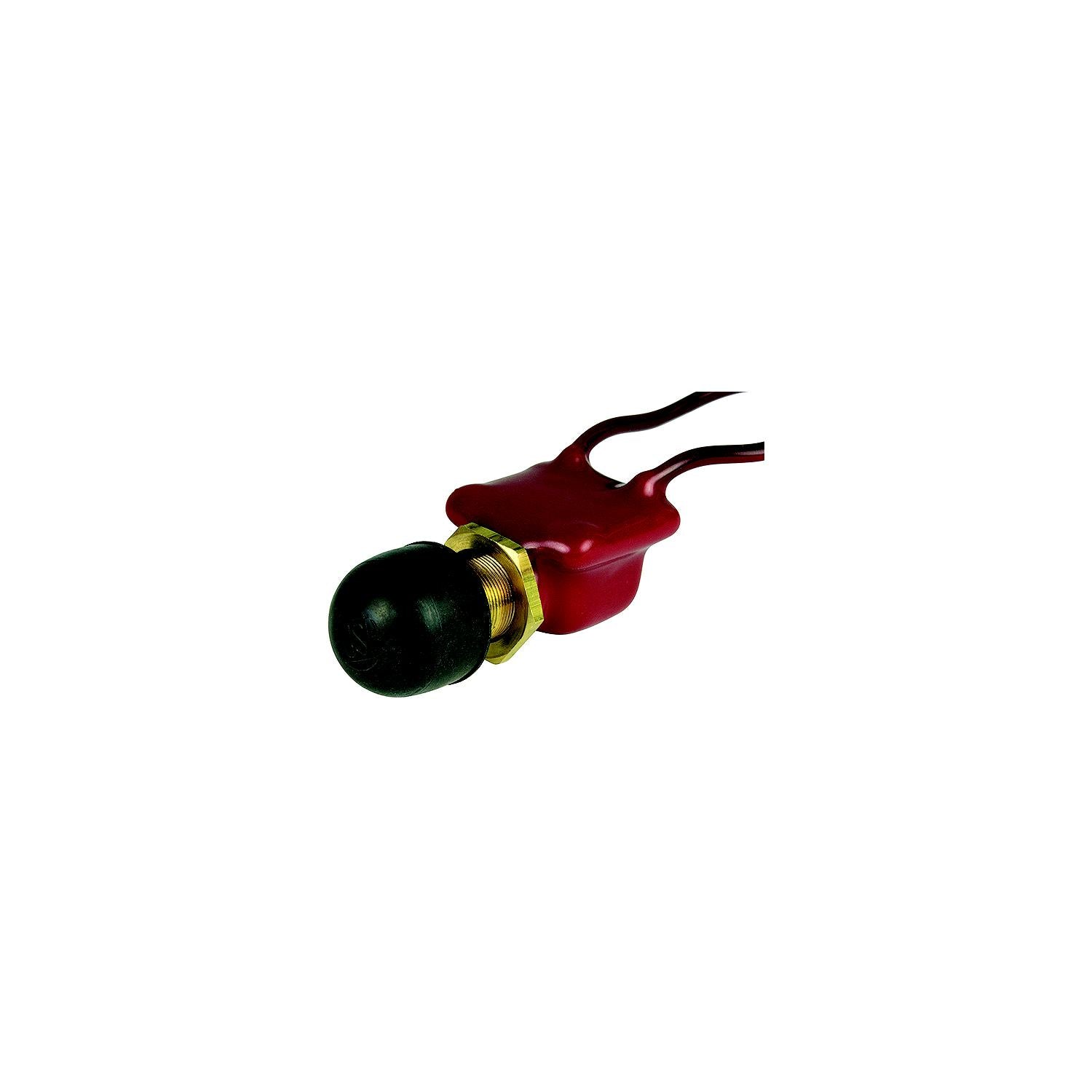 BEP 1001506 PVC Coated Push Button Switch With Cap, Off–(On) 969-1001506