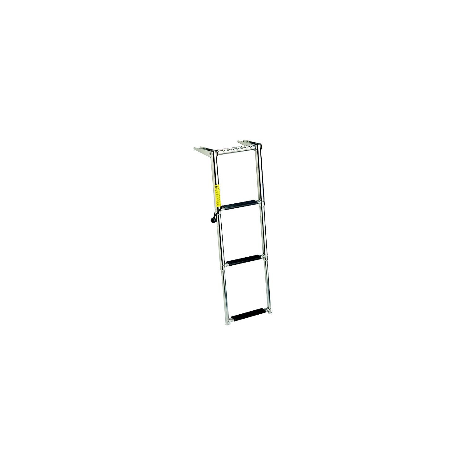 Garelick 19676 Over Platform Telescoping Ladder, 3-Step 3-19676