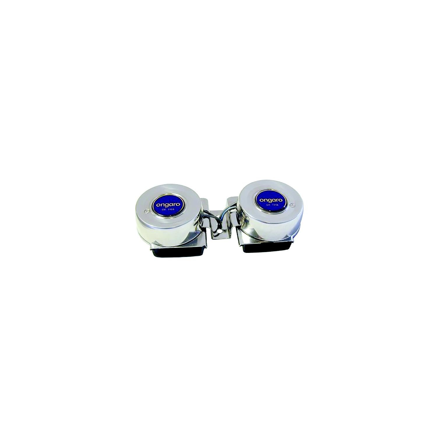 Ongaro Deluxe Mini Compact Double Horn, 12V 120-10002
