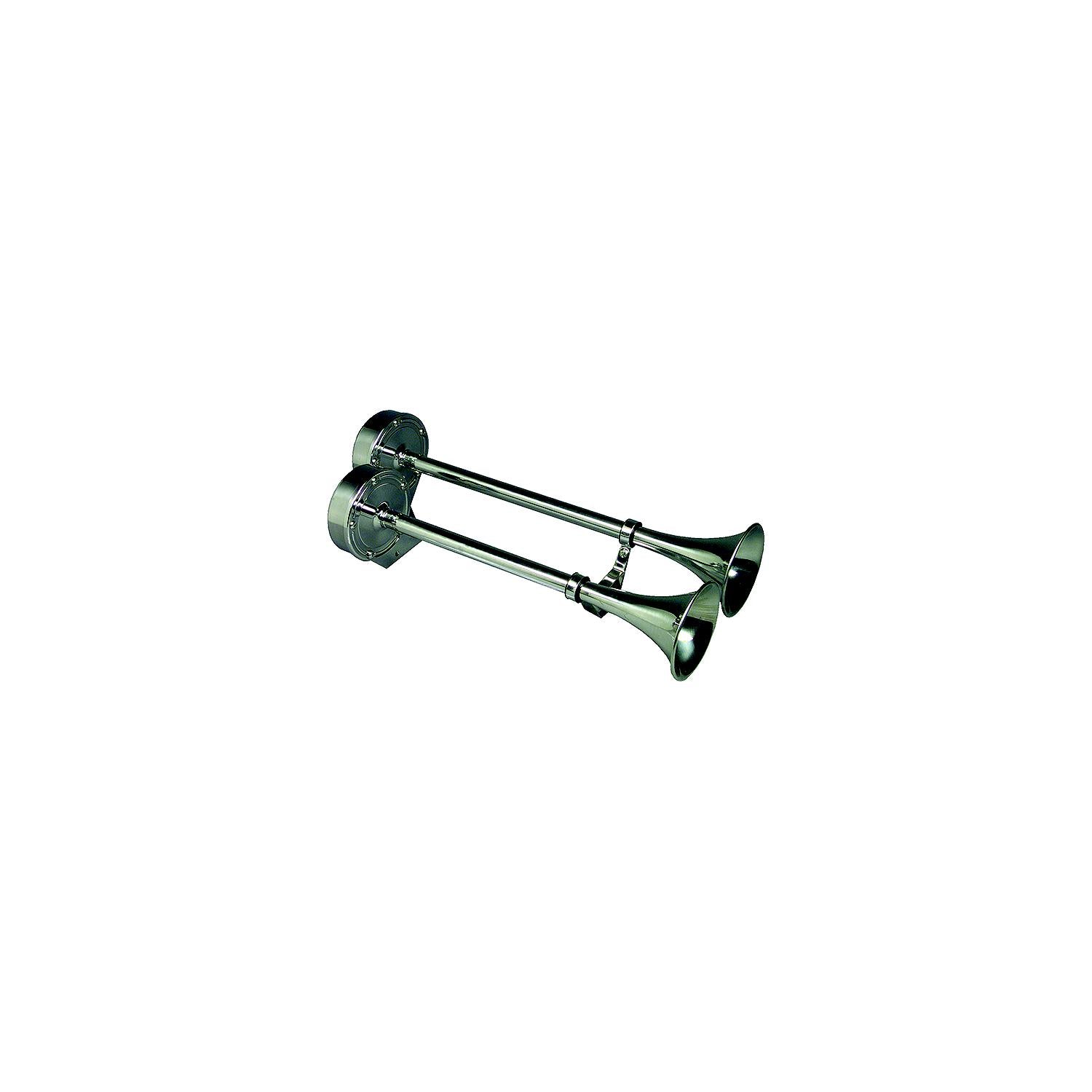 Ongaro Deluxe Dual Trumpet Horn, 12V 120-10028