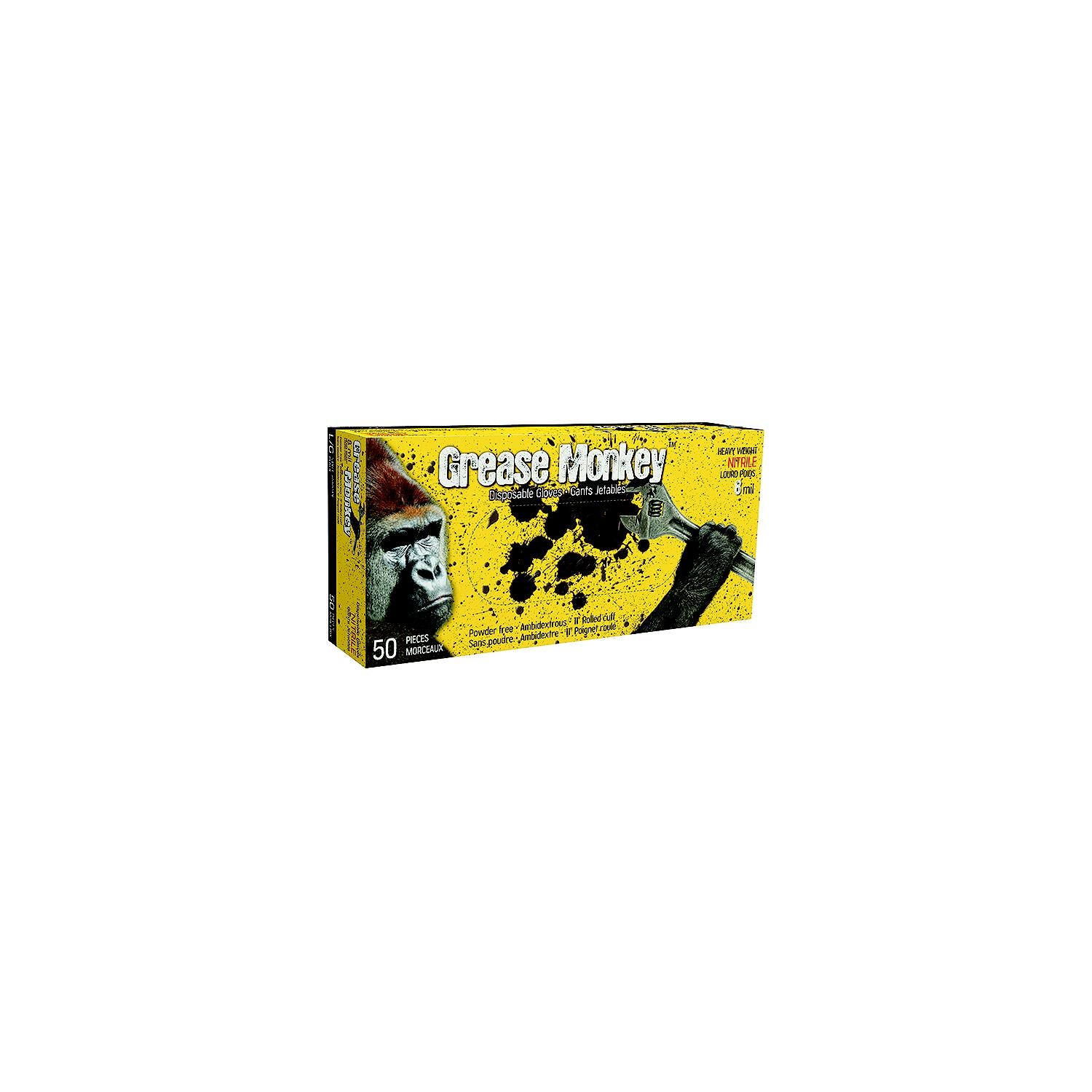 Watson Gloves Grease Monkey® 8 Mil Nitrile Gloves, Lg 904-5555PFL